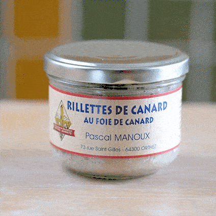 Rilettes de canard au foie gras